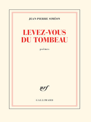 cover image of Levez-vous du tombeau
